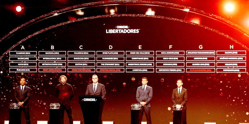 Libertadores 2023 terá sete clubes brasileiros, veja os grupos sorteados