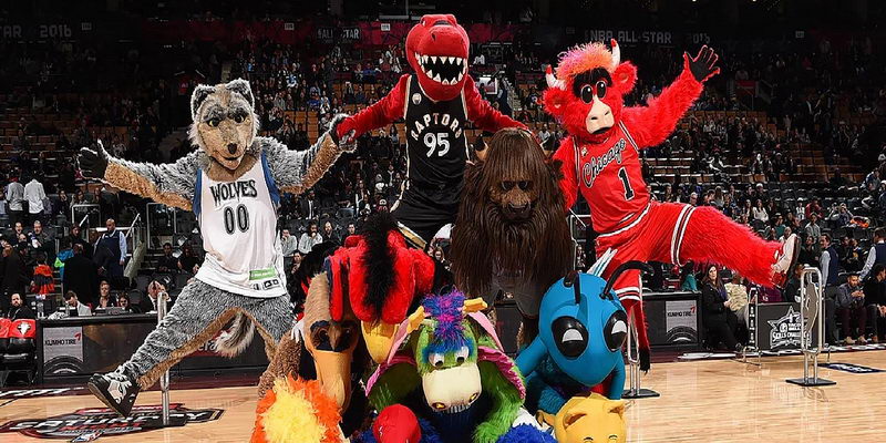 Os supersalários das mascotes da NBA